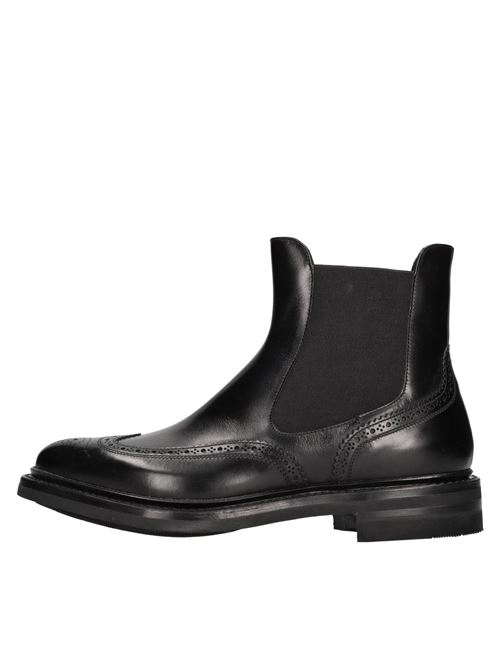 Leather and fabric ankle boots FABI | FU9617A SILKANIL VIT.NERO